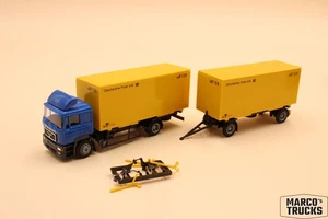 AWM MAN F2000 swap body truck-trailer "Breukers – Deutsche Post" 1:87 /AW2996 - Picture 1 of 1