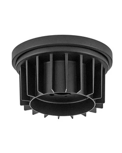 Hinkley Lighting 993053F Draftsman Flush Mount Ceiling Fan - Black - Picture 1 of 1