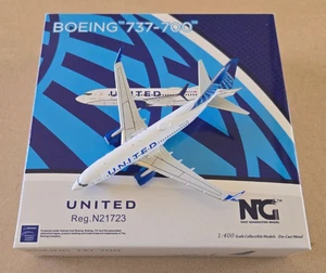 1:400 NG Models Boeing 737-700 United Airlines "evo blue" N21723 - Picture 1 of 5