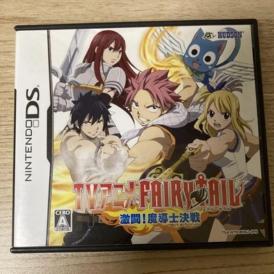 Fairy tail Gekitou Madoushi Kessen Nintendo DS NDS Hudson Fighting w/Case Japan - Image 1 of 3