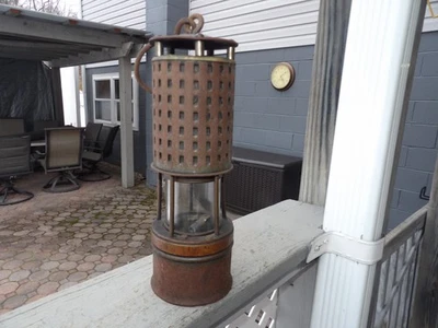 Lámpara de seguridad de llama permisible Koehler de colección n.º de aprobación Linterna de minero de carbón 2003 Foto 1 de 4