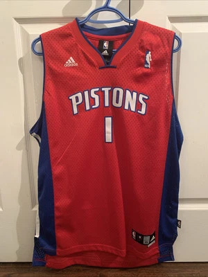Camiseta de basquete Adidas Detroit Pistons Chauncey Billups - Youth GG - Imagem 1 de 2