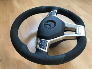 ORIGINAL LENKRAD AMG MERCEDES A B C E SL SLK GLK W172 W176 W212 W204 W218 W231 - Picture 1 of 15