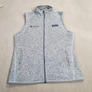 Patagonia Better Sweater Womens Medium Gray Sweater Jacket Full Zip Logo 25886 - Picture 1 of 10
