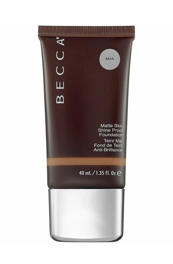 BECCA - Ever-Matte Shine Proof Foundation (Mink) (1.35 fl.oz) New In Box - Image 1 of 1
