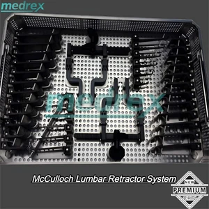 McCulloch Juego de Retractores Lumbar Instrumentos Espinales con Bandeja de Esterilización - Imagen 1 de 6