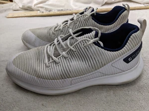 FootJoy FJ Flex XP Mens 10M White Spikeless Golf Shoes Sneakers 56250 - Picture 1 of 11