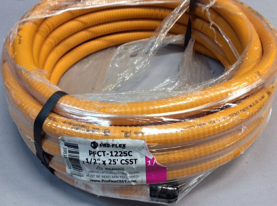 Pro-Flex PFCT-1225C 1/2 pulgada. Línea de gas CSST de 25 pies nueva Foto 1 de 1