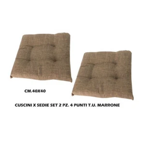 kit 2 cuscini coprisedia stile shabby 40x40cm - Imagen 1 de 7