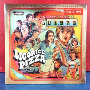 Licorice Pizza Soundtrack LP Red Vinyl LE Import Loose Shrinkwrap 2021 Sealed - Picture 1 of 13
