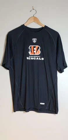 Cincinnati Bengals Reebok NFL Dri-Fit Tee Shirt Size XL Cover