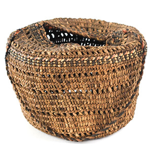 Salish Native American Indian Inuit Basket 19th century