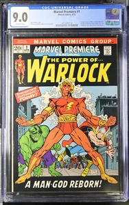 Marvel Premier #1 CGC 9.0 - 1972 - Origen, primera aplicación Él como Adam Warlock, Soul Gem - Imagen 1 de 2
