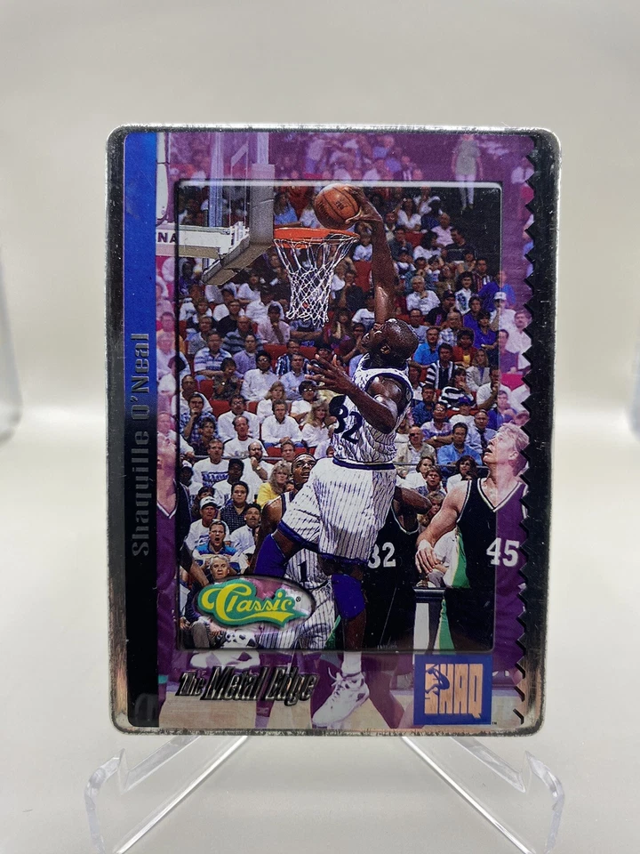 1994 Classic The Metal Edge No.2 Shaquille O'Neal Orlando Magic HOF - Image 1 of 2