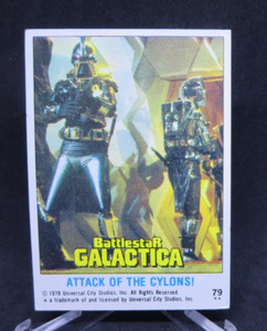 1978 Topps Battlestar Galactica #79 Attack of the Cylons Nice Shape