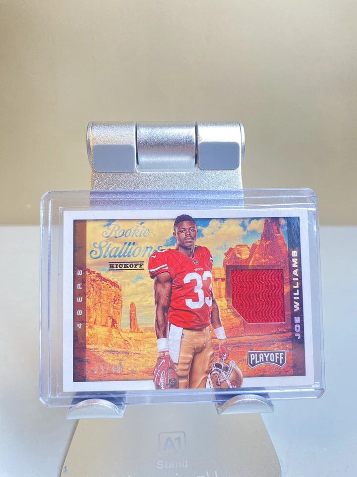 JOE WILLIAMS 2017 PANINI PLAYOFF /49 ROOKIE STALLIONS JERSEY SAN FRAN 49ERS - Image 1 of 1