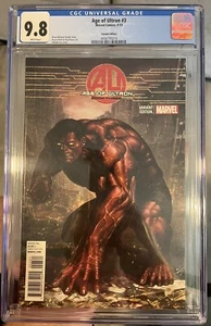 Marvel Age of Ultron #3 CGC 9.8 Red Hulk Variant InHyuk Lee MCU Captain America - Picture 1 of 10