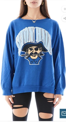 NWT vintage Furstof the Kind Seton Hall University sweatshirt size S one of the Cover