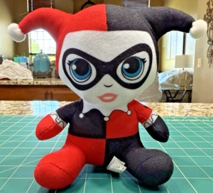 DC Comics Toy Factory Harley Quinn Big Head Plush 8" Batman Cartoon Clean - Picture 1 of 15