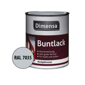 Pintura de colores Dimensa brillante seda - Ral 7035 gris plata 2,5 litros - Imagen 1 de 1