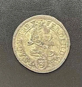 Austria 1631 Silver 3 Kreuzers Ferdinand II/Graz - Picture 1 of 2