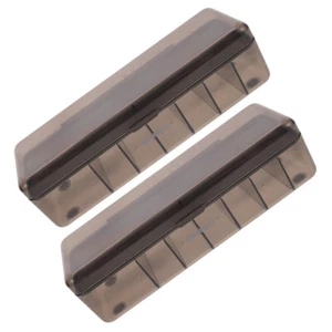 2 Pcs Aufbewahrungsbox Aus Draht Büro Ladekabel-Organizer Ladekabellagerung - Afbeelding 1 van 12