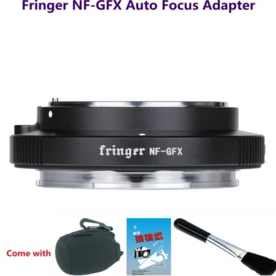 TTARTISAN Fringer NF-GFX Auto Focus Lens Adapter for Nikon F G D E Lens to Fuji GFX Camera