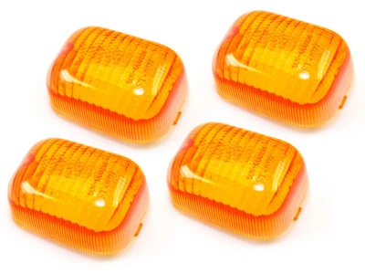 Blinker Glas Satz E-geprüft 4 Stück für BMW F650 Cagiva River Ducati MZ MUZ - Bild 1 von 4