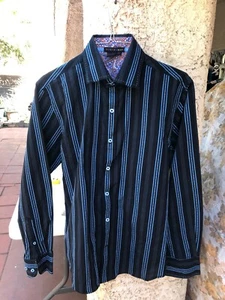 Tulliano Men's Cotton Long Sleeve shirt size S - Picture 1 of 9