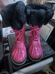 New W/ Tags Nordstroms Pink Coach Women’s Winter Boots Retail $129.90 size 8B - Picture 1 of 5