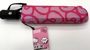 Hello Kitty 11.5" Pink Auto Open & Close Umbrella - Picture 1 of 4