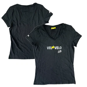 Camiseta Tour De France Mujer Ciclismo Negro Velovelo Camiseta - Nueva - Imagen 1 de 3