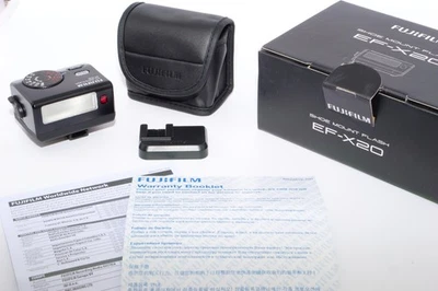 Fujifilm EF-X20 TTL Shoe Mount Flash for Fujifilm Digital Cameras. Box. Case. - Image 1 of 4