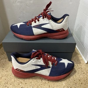 Brooks Launch 8 Zapatos Mujer 9.5 Medianos B Texas Star Flag EE. UU. Correr 1203451B621 - Imagen 1 de 10
