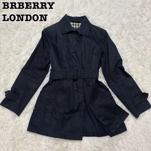 Gabardina corta Burberry London para mujer diseño clásico a cuadros Nova #EK ACA - Imagen 1 de 12
