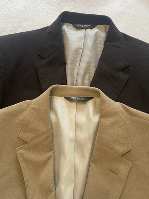 Lote de 2 JoS. A. Abrigos deportivos Bank para hombre con cordón de aguja de 2 botones talla 43 largos usados en excelente estado Foto 1 de 4