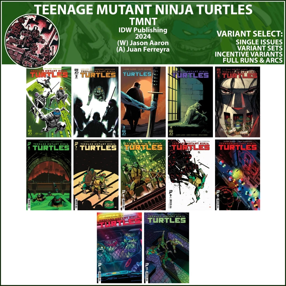 Teenage Mutant Ninja Turtles (2024) #1-8 9 10 11 12 IDW Publishing COVER SELECT - Image 1 of 1