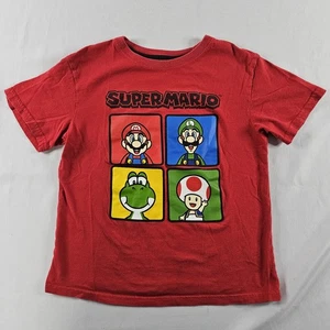 Nintendo Super Mario Bros Short Sleeve T-shirt Youth Size Small Red Please Read⬇ - Picture 1 of 9