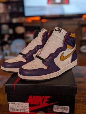 Jordan 1 ретро высокая SB LA to Chicago 2019 мужские размер 7 - Изображение 1 из 4