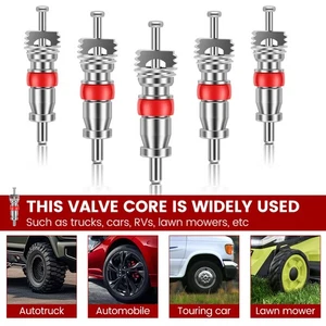 252Pcs Tire Valve Core Kit Zinc Alloy Valve Stem Core Replacement Kit with njEDb - Picture 1 of 11