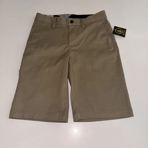 Volcom Freakin Big Boys Youth Size 26 (12) Stretch Skater Shorts School Uniform - Picture 1 of 7