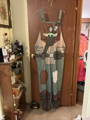 Star Wars Sz. 2X Unisex Pajamas The Mando And The Child One Piece Overall NEW A4 - Image 1 of 4
