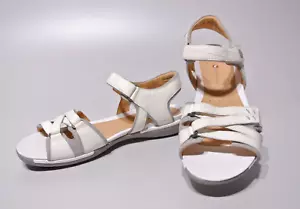 Women’s Clarks Artisan Unstructured Sandal Un Vasha Cream Leather Size 11 M - Picture 1 of 14