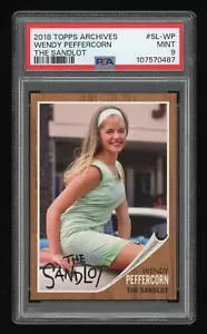 2018 Topps Archives The Sandlot Wendy Peffercorn PSA 9 Mint #SL-WP - Picture 1 of 2