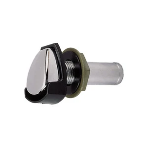 Perko Straight Gas Fuel Tank Vent with Splash Guard 5/8" Hose Chrome Plated Zinc - Bild 1 von 1