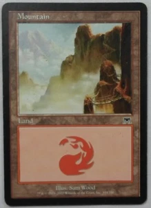 MAGIC THE GATHERING MTG 2002 ONSLAUGHT RED MOUNTAIN LAND CARD B - Picture 1 of 2