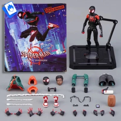 Action Figure Marvel Spiderman Miles Morales 13cm STATUA DA COLLEZIONE Supereroi - Immagine 1 di 4