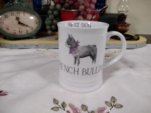 French Bulldog Coffee Cup/Mug Julianna Swaney Cup Best Dog - Picture 1 of 5