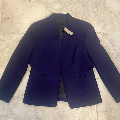 NEW W/Tags J. Crew 10 Navy Blue Womens Going Out Blazer Career Work Business - Image 1 of 4