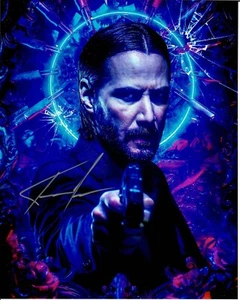 Keanu Reeves John Wick Actor Musician Signed 8 x 10 Photo With COA TTM - Picture 1 of 3